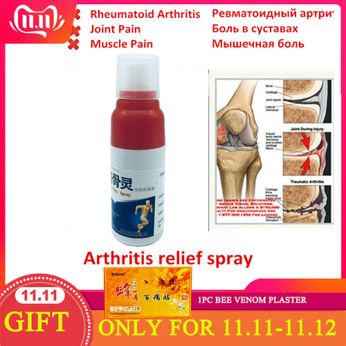 relief pain spray analgesic spray Arthritis spray Penetrates deep into muscles and joints sprains pain killer