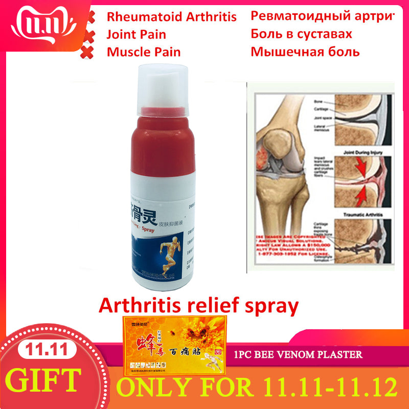 relief pain spray analgesic spray Arthritis spray Penetrates deep into muscles and joints sprains pain killer