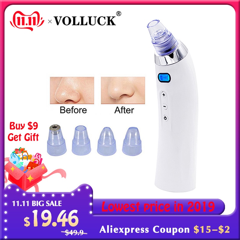 Skin Care Pore Vacuum Blackhead Remover Acne Pimple Removal Vacuum Suction Tool Face Clean Facial Diamond Derma brasion Machine